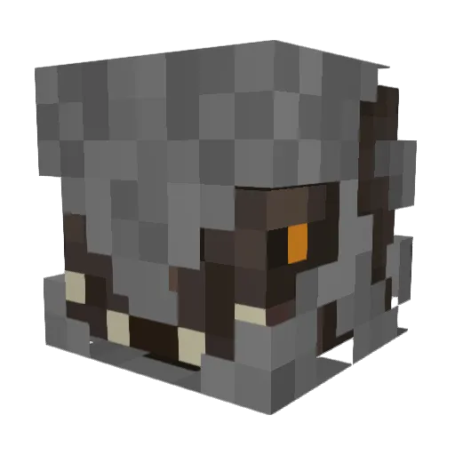ElChubo001 Minecraft avatar head, 3D render