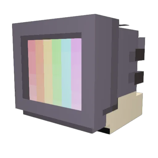 ElCrabbo Minecraft avatar head, 3D render