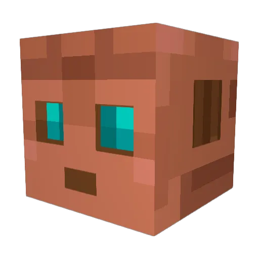 ElDEMON248 Minecraft avatar head, 3D render