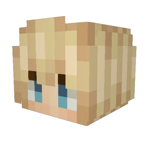 ElDanisMC Minecraft avatar head, 3D render