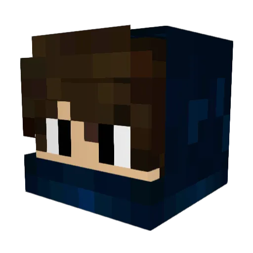 ElDertsCtmre Minecraft avatar head, 3D render