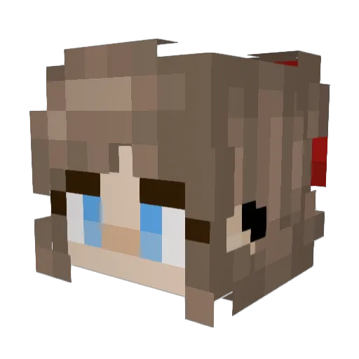 ElDinurmex Minecraft avatar head, 3D render