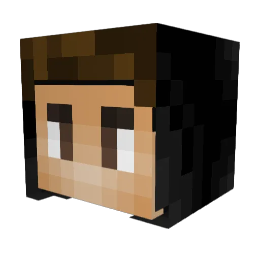ElDonPelos99 Minecraft avatar head, 3D render