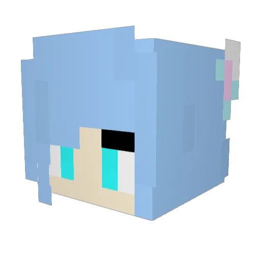 ElDorado69 Minecraft avatar head, 3D render