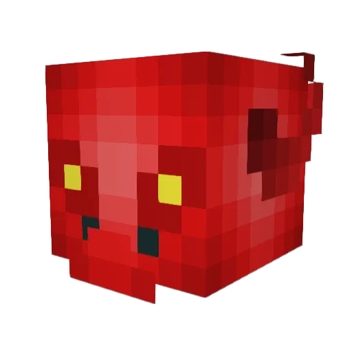 ElDreXos Minecraft avatar head, 3D render