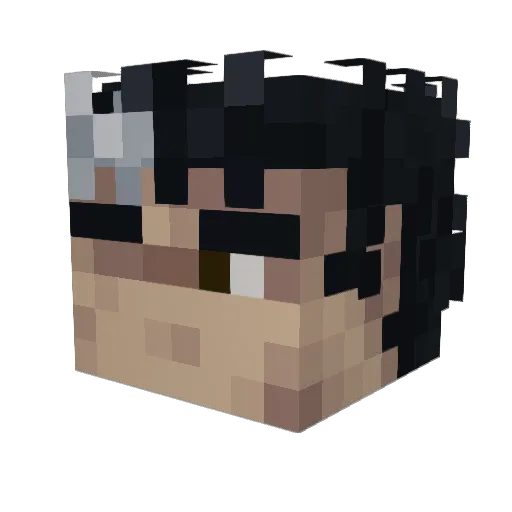 ElDurisimo2805 Minecraft avatar head, 3D render