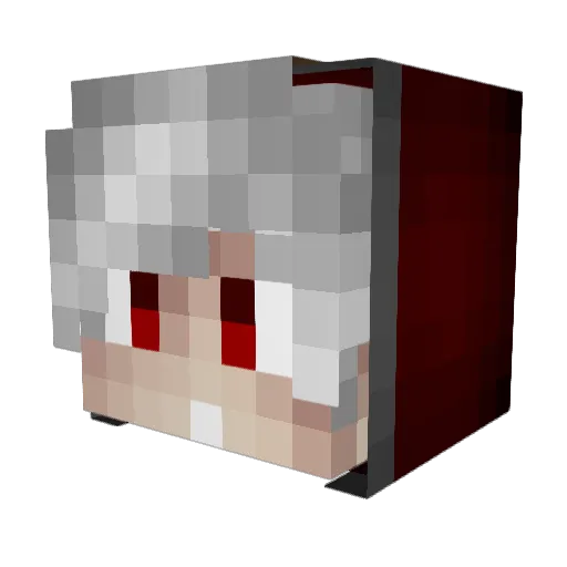 ElEnzoPH Minecraft avatar head, 3D render
