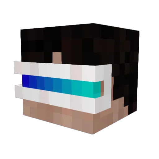 ElFabro93 Minecraft avatar head, 3D render