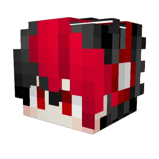 ElFlaston Minecraft avatar head, 3D render