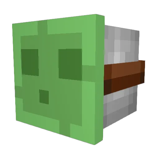 ElGUff Minecraft avatar head, 3D render