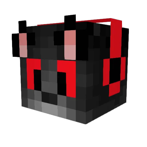 ElGaToDeLdIaBlO Minecraft avatar head, 3D render