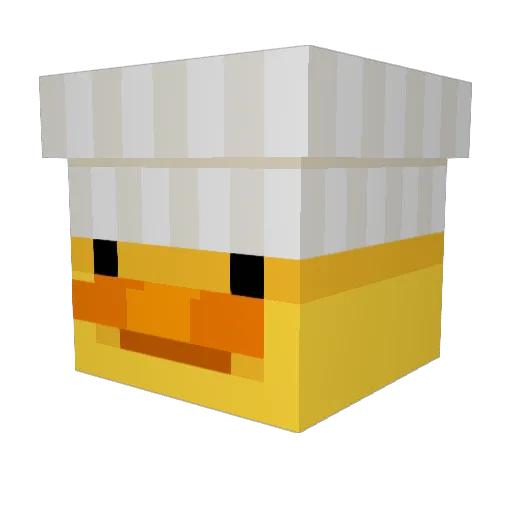 ElGallodeoro05 Minecraft avatar head, 3D render
