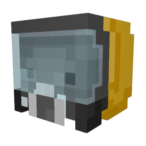 ElGamas Minecraft avatar head, 3D render