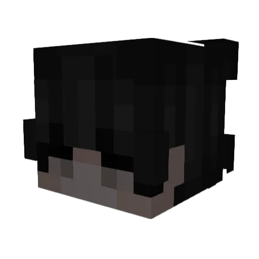 ElGamerMCandGD Minecraft avatar head, 3D render