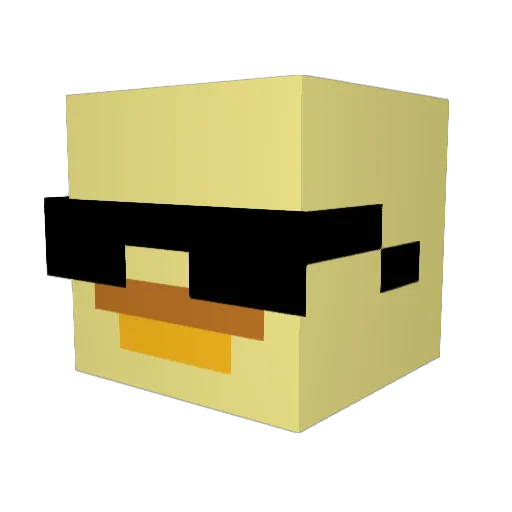 ElGiorgi51 Minecraft avatar head, 3D render