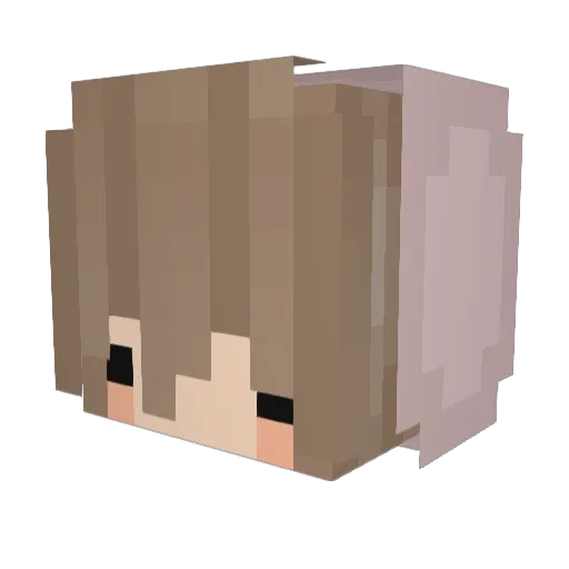 ElGochito Minecraft avatar head, 3D render