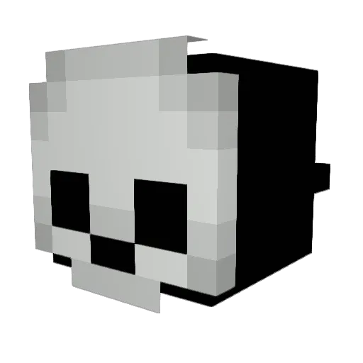 ElGorilon Minecraft avatar head, 3D render