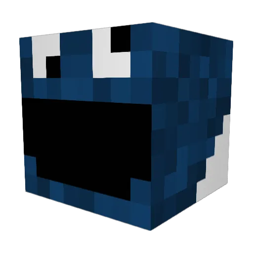 ElInge02 Minecraft avatar head, 3D render