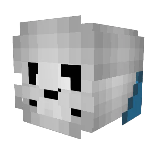 ElJanitorWannabe Minecraft avatar head, 3D render
