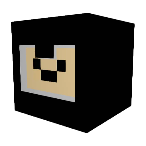 ElJuaXD Minecraft avatar head, 3D render