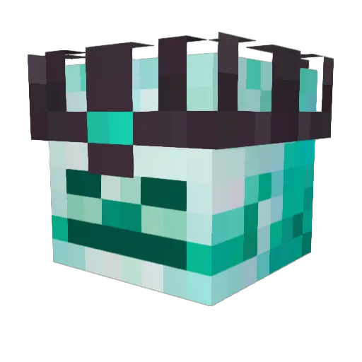 ElKalBro Minecraft avatar head, 3D render