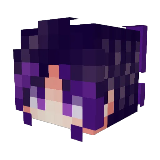 ElKatoxXT Minecraft avatar head, 3D render