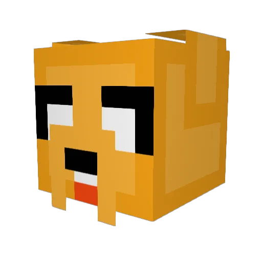 ElKevin_2 Minecraft avatar head, 3D render
