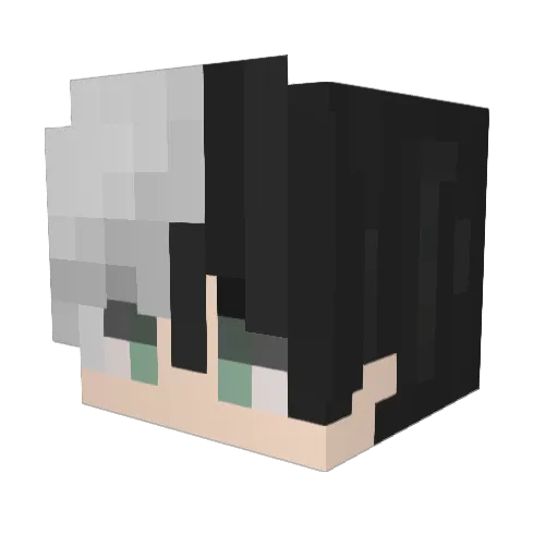 ElKiroxMC Minecraft avatar head, 3D render