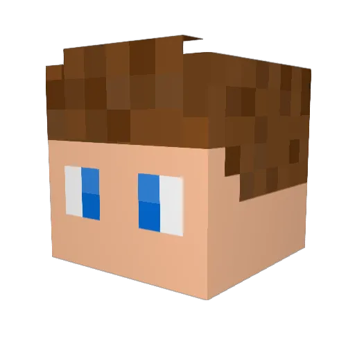 ElKiwiKid Minecraft avatar head, 3D render