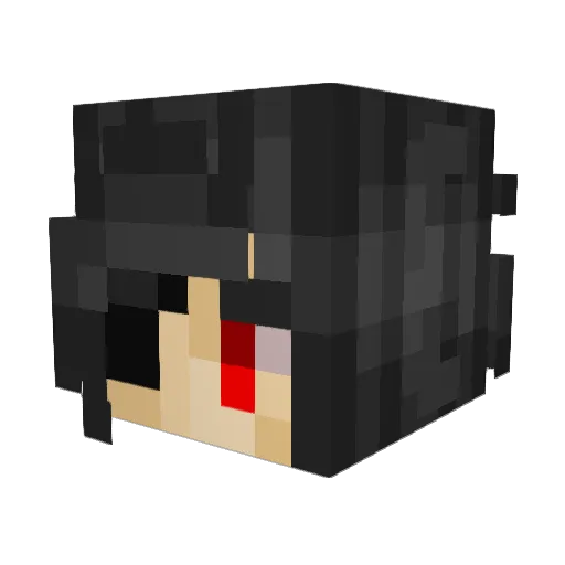 ElKonguito Minecraft avatar head, 3D render