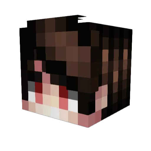 ElKrys Minecraft avatar head, 3D render