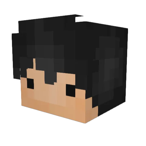 ElMah29 Minecraft avatar head, 3D render