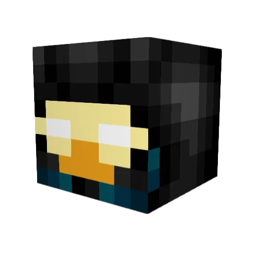ElMarKetBro Minecraft avatar head, 3D render