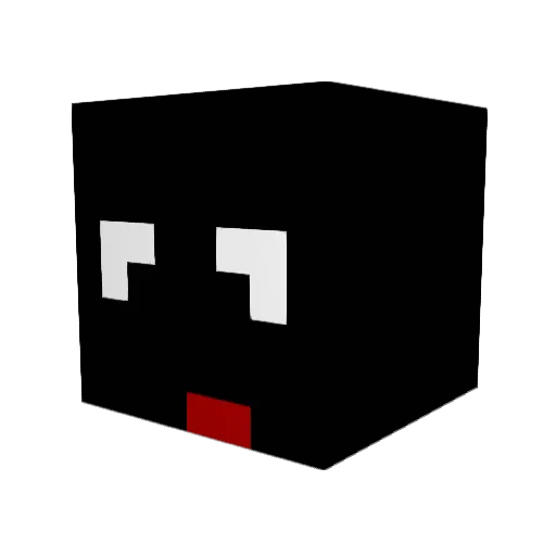 ElMarcas Minecraft avatar head, 3D render