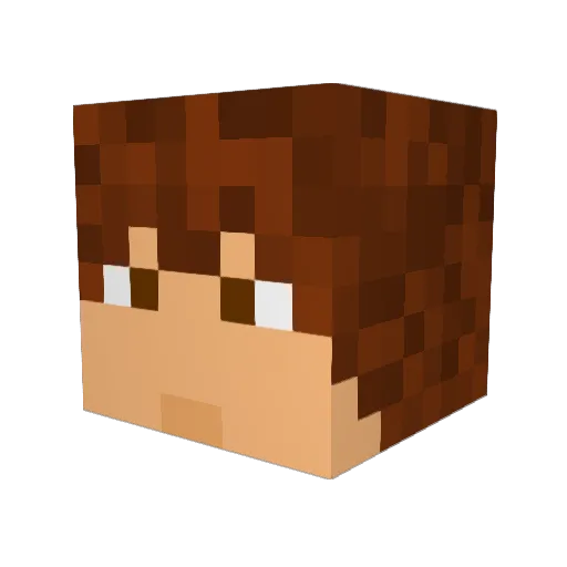 ElMarcusito Minecraft avatar head, 3D render