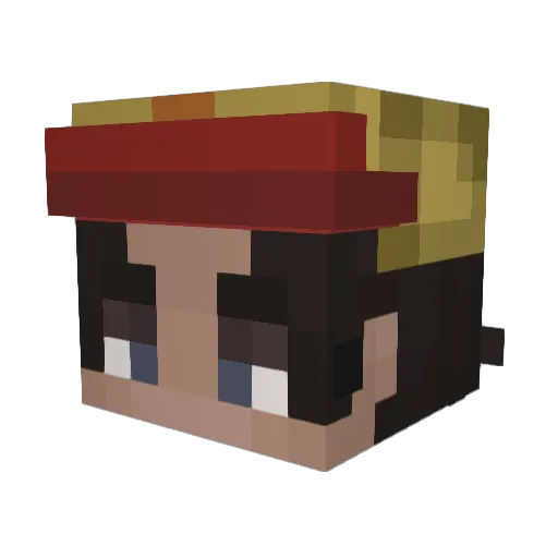 Minecraft-Avatar von ElMatiWn: Kopf als 3D-Render