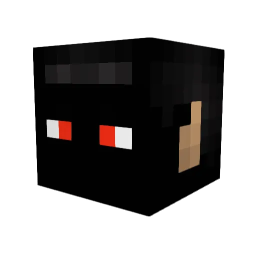 ElMatti44 Minecraft avatar head, 3D render