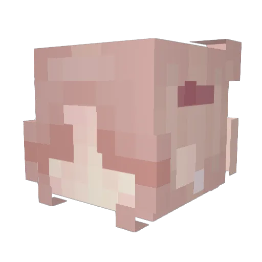 ElMeWhy Minecraft avatar head, 3D render