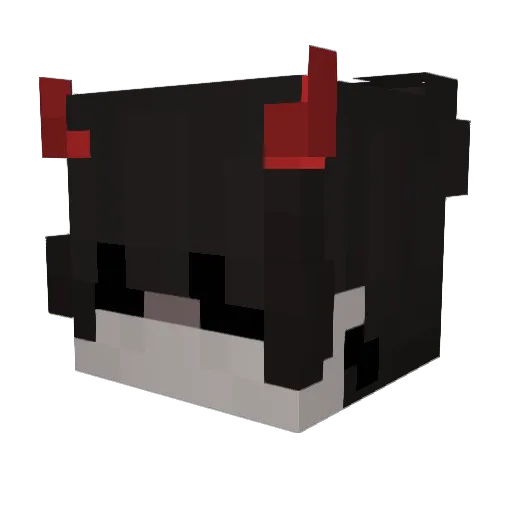 ElMeyder Minecraft avatar head, 3D render