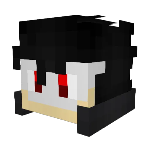 ElMigMitzo Minecraft avatar head, 3D render
