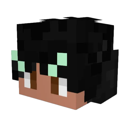 ElMismo03 Minecraft avatar head, 3D render