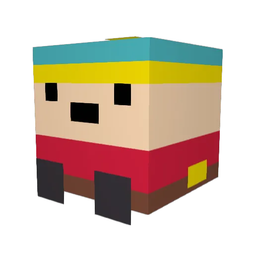 ElMono699 Minecraft avatar head, 3D render