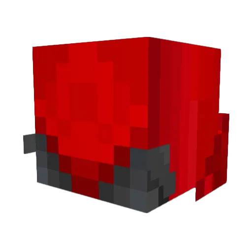 ElMoto12 Minecraft avatar head, 3D render