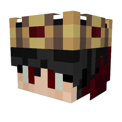ElNanillo Minecraft avatar head, 3D render