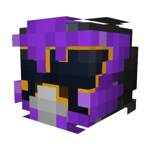 ElPachoDalva Minecraft avatar head, 3D render