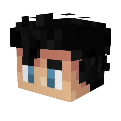 ElPerla01 Minecraft avatar head, 3D render
