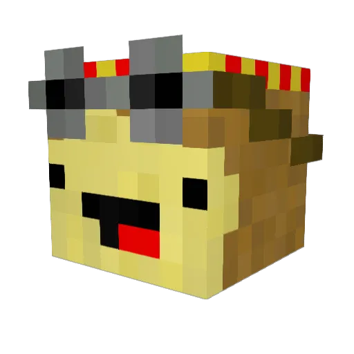 ElPizzaFria890 Minecraft avatar head, 3D render