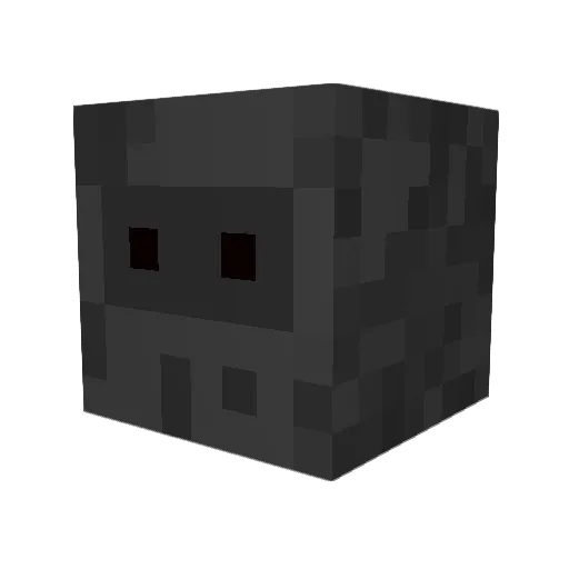 ElPoloLoco Minecraft avatar head, 3D render
