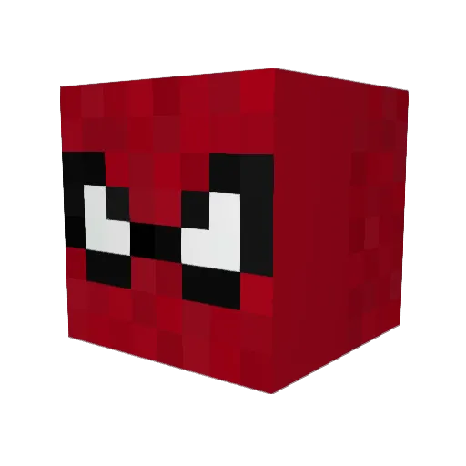 ElPtiiit Minecraft avatar head, 3D render