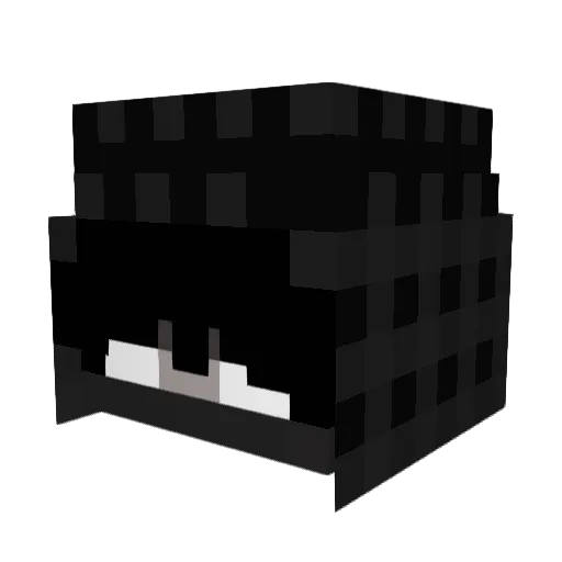 ElRetroz Minecraft avatar head, 3D render
